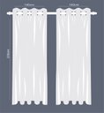 Ver imagem 6 de Cortina Linho de Gaze Branca 280x230cm para Varão Fastlar Cortina para Varão