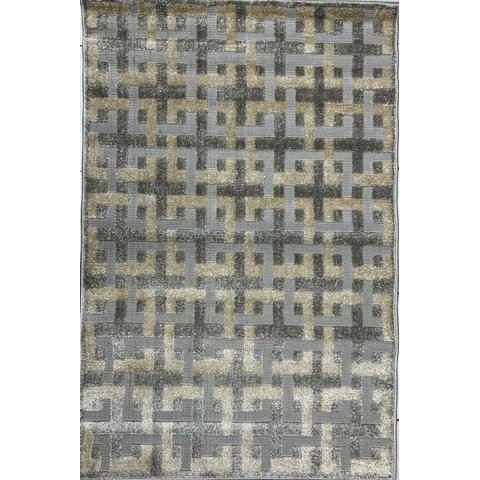 Tapete Bristrol 100x150 Des 4 Cinza