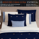 Ver imagem 2 de Jogo de Lencol Queen Luna 4 Pecas 200 Fios Bordado Toque Macio:palha