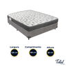 Cama Box Viúvo Cinza e Colchão Iso 100 D33 Ortobom - 3