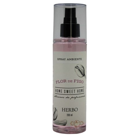 Aromatizador Home Spray Flor de Figo 200ml, Linha Home Sweet Home da Herbo