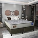 Ver imagem 2 de Cama Box Conjugado King com Colchão 193x61x203 Magma Firm Gazin Cr35363 Bege Marrom