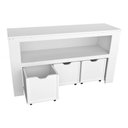 Ver imagem 5 de Organizador com Baús Argus 2 Baús MDF 111cm Branco Woodcore