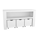 Ver imagem 3 de Organizador com Baús Argus 2 Baús MDF 111cm Branco Woodcore