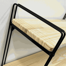 Nicho Prateleira Pinus 25 Cm X 120 Cm - Super Luxo C/suporte Preto - 7
