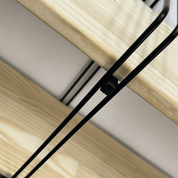 Nicho Prateleira Pinus 25 Cm X 120 Cm - Super Luxo C/suporte Preto - 4