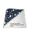 Ver imagem 5 de Toalha de Banho Bebê Céu Forro Fralda com Capuz 70x70cm
