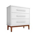 Ver imagem 3 de Cômoda para Quarto Moderna 3 Gavetas Charlotte Branco
