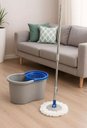 Ver imagem 1 de Balde Spin Centrifuga Mop360com Esfregão Balde 13l Cinza