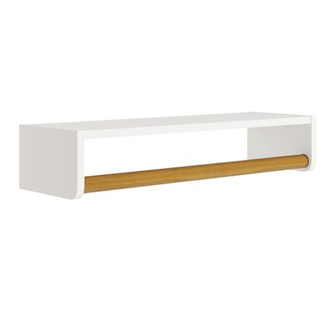 Prateleira Theo 70,6cm - Branco Fosco