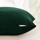 Ver imagem 5 de Conjunto Kit 2 Capas para Almofadas em Veludo Quadrada 45x45 Verde Esmeralda
