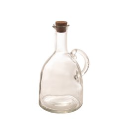 Galheteiro de Vidro 580ml Com Tampa de Rolha Lyor - 1