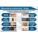 Ver imagem 4 de Armário de Cozinha Modulado Syrah Geladeira c/ 1 Porta Basculante 80cm Amendoa/Branco - Ronipa