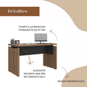Ver imagem 5 de Conjunto Escritório: Mesa 6149 + Mesa 6149 + Conector 6357