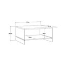 Ver imagem 3 de Gabinete Slide Flat Suspenso 0 Portas 1 Prateleira MDP 85cm Preto Compace