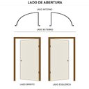 Ver imagem 2 de Porta Pivotante de Alumínio Branco Com Vidro e Puxador CMC Classic - Lado Direito - 2.10(A)X1.00(L)
