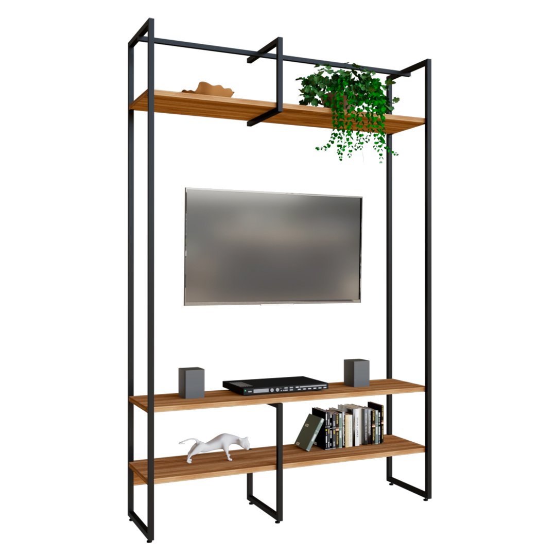 Estante Industrial para Tv Urban 130x34x185 Cm - 2