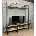 Ver imagem 7 de Estante Industrial para Tv Urban 130x34x185 Cm