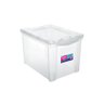 Caixa Organizadora Plástica Alta Cristal 30l Ordene - 1