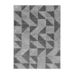 Tapete Sala Jazz 2,00 X 2,50 Pelos Alto Relevo Chumbo - 1