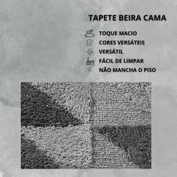 Tapete Sala Jazz 2,00 X 2,50 Pelos Alto Relevo Chumbo - 3