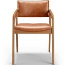 Ver imagem 4 de Kit 06 Cadeiras para Sala de Jantar Estar Living Giorgia B04 Couríssimo Camel