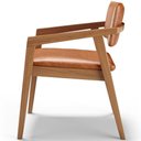 Ver imagem 5 de Kit 06 Cadeiras para Sala de Jantar Estar Living Giorgia B04 Couríssimo Camel