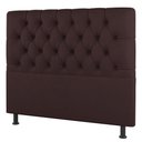 Ver imagem 2 de Cabeceira Cama Box Solteiro Nice 100cm Sintético Marrom - Abmaza
