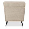 Poltrona Nathy Confortável com Puff para Sala ou Quarto Boucle Creme Bz Home Decor - 9