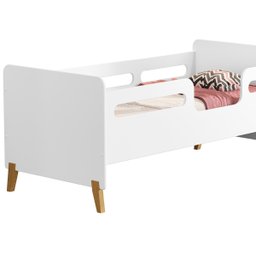 Cama Infantil com Cama Auxiliar que vira Sapateira Cecília Branco - 6