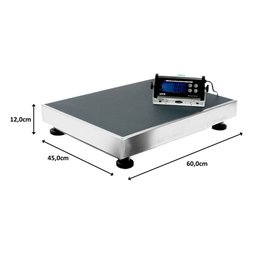 Balança Digital Industrial 300kg X 100g com Bateria - Upx - 3