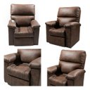 Ver imagem 6 de Poltrona do Papai Reclinável Grande de Massagem Terapia Corino Marrom