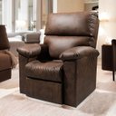 Ver imagem 1 de Poltrona do Papai Reclinável Grande de Massagem Terapia Corino Marrom