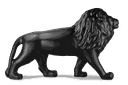 Ver imagem 2 de Escultura Decorativa Tamanho Real Leão Caminhando, 195 Cm:preto Fosco