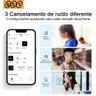 Fone de ouvido QCY HT05 ANC Bluetooth 5.2 TWS 6 microfones HT05 Melobuds ANC Branco - 3