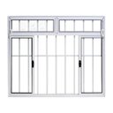 Ver imagem 1 de Janela de Correr Alumínio Branco 04F c/Grade e Basculante Classic - 120x180
