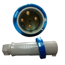 Ver imagem 1 de Plug Macho Industrial 3P+T 63A Azul - STECK (N4579)