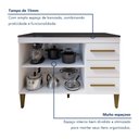 Ver imagem 5 de Balcão de Cozinha com Tampo 2 Portas 3 Gavetas Atenas