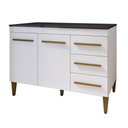 Ver imagem 2 de Balcão de Cozinha com Tampo 2 Portas 3 Gavetas Atenas