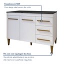 Ver imagem 4 de Balcão de Cozinha com Tampo 2 Portas 3 Gavetas Atenas