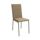 Ver imagem 1 de Conjunto de 2 Cadeiras Kappesberg Amsterda Estofada em Suede 2C091NK-31 Nickel/Bege SE