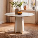 Ver mais imagens de Mesa Redonda Alba 90cm MDF 4 Lugares Byhouse