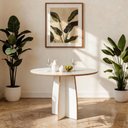 Ver imagem 6 de Mesa Redonda Alba 90cm MDF 4 Lugares Byhouse