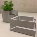 Ver imagem 1 de Cachepô Em Cimento Escadas Mart Collection - Unidade 02 Escadas