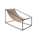 Ver imagem 1 de Espreguiçadeira Industrial Luxo Arpoador Tecido Suede Bege - Cor: Bege