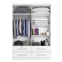 Ver imagem 3 de Guarda Roupa Solteiro Maximus Plus 4 Portas e 4 Gavetas