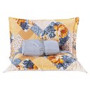 Ver imagem 2 de Jogo Cama Annecy Patchwork Cinza Queen 03 Peças 120 Fios