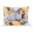 Ver imagem 1 de Jogo Cama Annecy Patchwork Cinza Queen 03 Peças 120 Fios