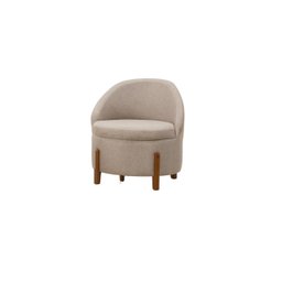 Poltrona Decorativa Rubi Linho Sala, Quarto e Recepção - 4