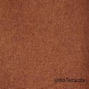 Ver imagem 4 de Puff Ted 100 cm Base Preta Linho Terracota
